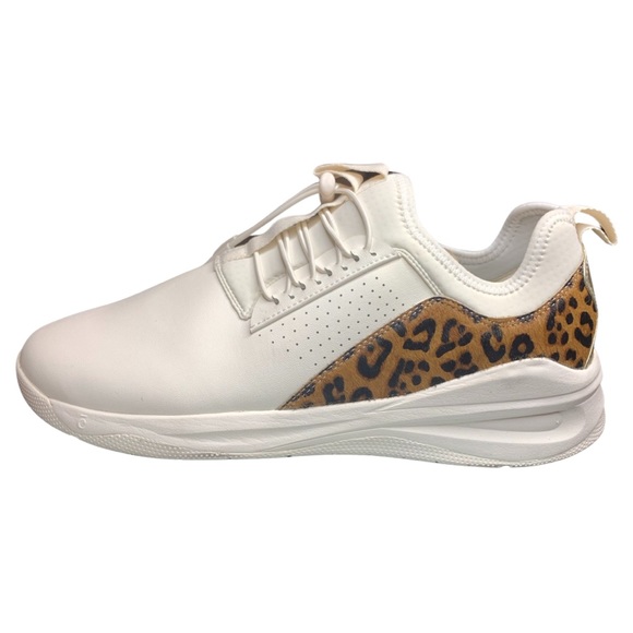 Clove Nurse Shoes Limited Edition Nursing Sneakers Animal Leopard Print Faux Fur - Picture 6 of 12